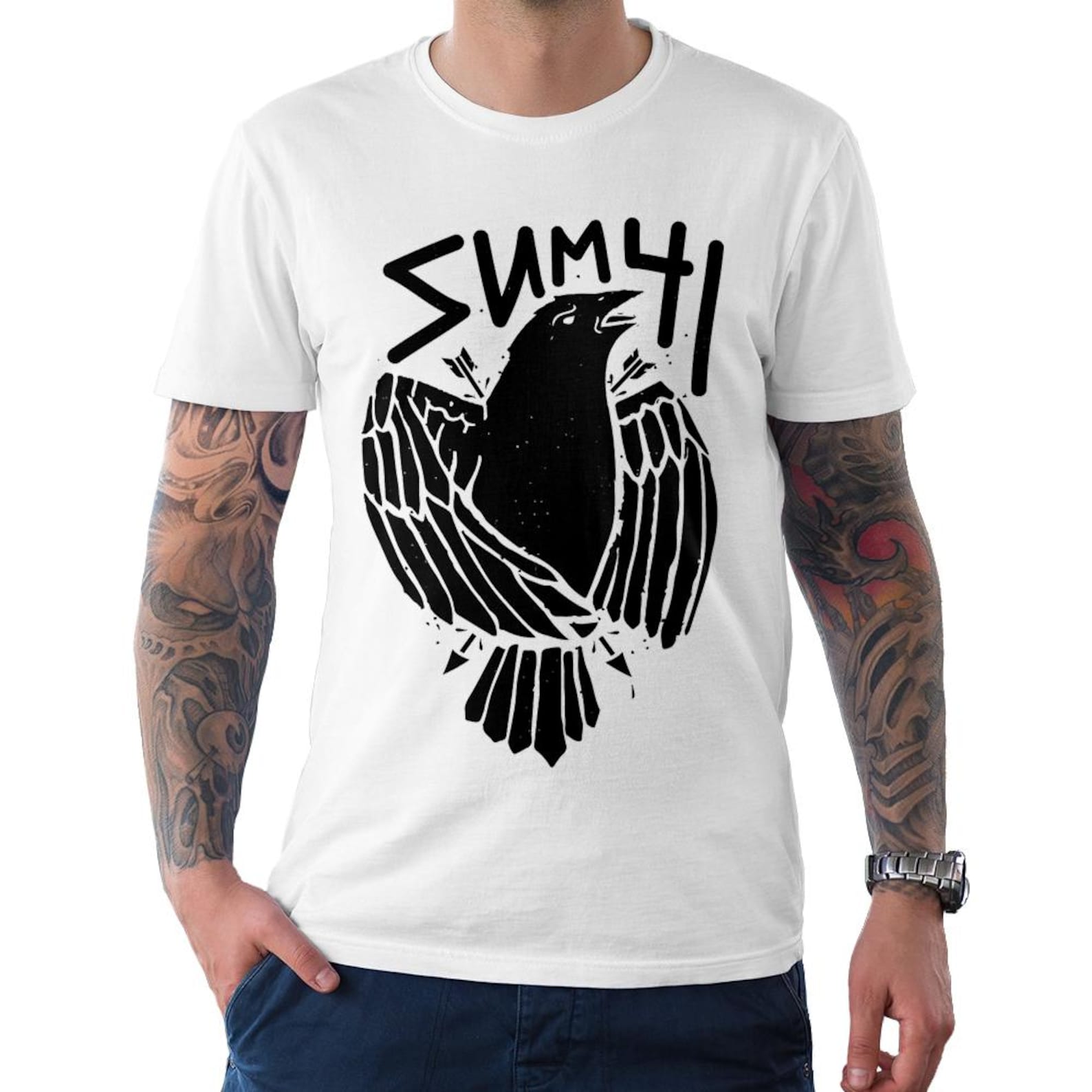 Sum 41 A Murder of Crows T-Shirt, Men s and Women s Sizes S