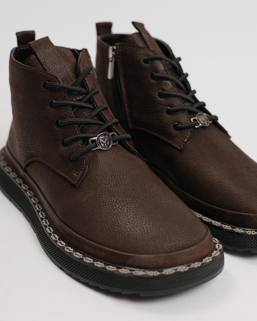 Ботинки женские Krula 75362 36 коричневые кожа