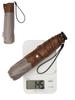 KIZAWA Folding Carbon 6 UV Light Suitable for Sun and Level 5 Water Full Light Heat Heat Mocha X Brown Parasol, Ultra-Lightweight Fiber, Ribs,