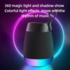 Rockmia Audio EBS-702 Mini Portable RGB Speaker Bluetooth 5.0 Outdoor Wireless Music Box With Colorful LED Light Camping Ridding