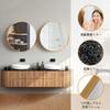 Hohoemi Wall Hanging Aluminum Wall Hanging Bathroom Round Makeup Living Wall Round Diameter Mirror, Mirror, Frame, Mirror, Mirror, Mirror, Mirror,