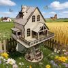 Treehouse 3D Wooden Puzzle Scale Miniature DO-IT-YOURSELF Miniature Kit Handcrafted Present Home Decor Assembly Toy