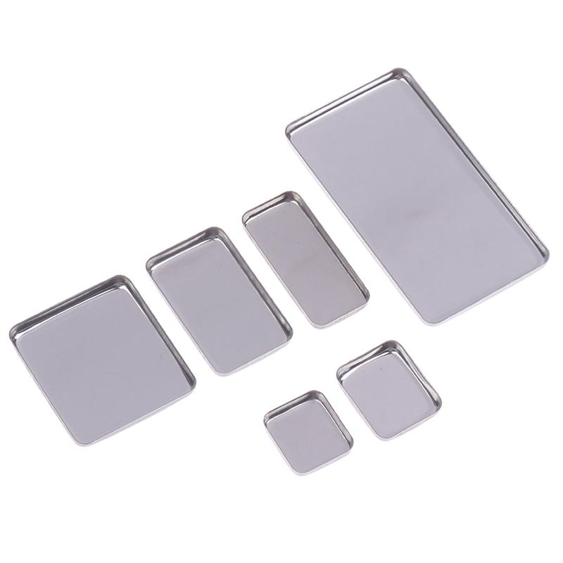 5/10 pezzi Lattine Vuote per Ombretti Palette Trucco Palette Quadrate Vuote Scatole di Ferro Lattine per Cipria