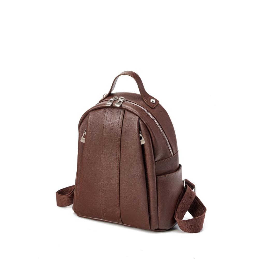 

Универсальный рюкзак из коровьей кожи большой вместимости, универсальный женский рюкзак, сумка из мягкой кожи коричневый