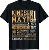 May Birthday Gifts - Kings Are Born In May Cotton Tee - MADE IN USA