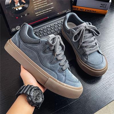 2026 Spring Board Shoes Men's Casual Versatile Trendy Shoes Bread Skateboarding Shoes American High Street
