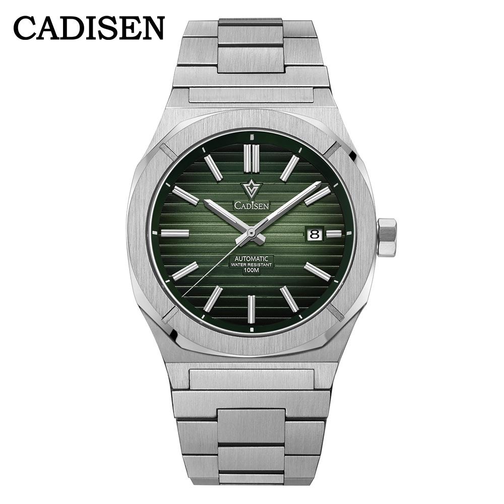 Cadisen Men's Automatic Mechanical Watch with Japan 8215 Movement - Fashion Business Design