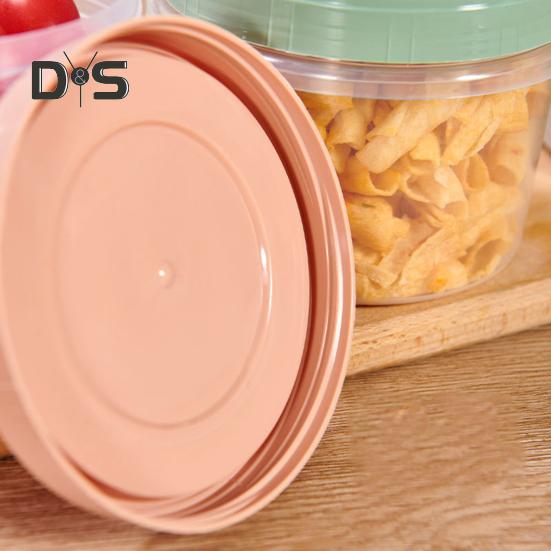 4Pcs Salad Dressing Containers 500ml BPA-Free Food Container for Snacks Condiment Sauce Reusable Sauce Cups for Lunch Box Fruit Nuts Yogurt Storage