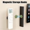 Magnetic Remote Control Holder Strong Self-Adhesive Wall Mount for Fridge Sticker Remote Control Storage Hooks Home Organizer