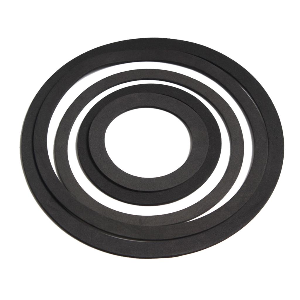 EVA Speaker Sealing Gasket Woofer Shockproof Seal Pad Washer Ring 1/2/3/4/5/6/7/8/9/10/11/12 Inch Universal Foam Speaker
