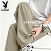 Men's 2026 Summer Ice Silk Quick Dry Straight Casual Pants