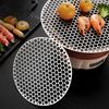 1pc 18 20 22 24 26 28cm BBQ Net Stainless Steel Non Stick Grill Rack Tea Maker Bacon Drainer Outdoor Barbecue Kitchen Tool Grill