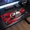 SC Freiburg FC Theme Pattern Mouse Pad, Soccer Logo Design XXL Gaming Desk Mat Non-Slip Computer Mouse Pad