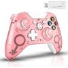 (Rosa) Controle Sem Fio Xbox One Compatível PC/Xbox Series X/PS3