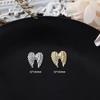 2 Pack Angel Wings Metal Nail Art Charms Gold Silver Wings Nail Decoration For Manicure Diy 3D  Sparkly Nail Parts