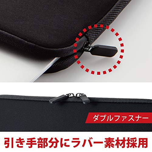 Elecom Computer Case PC Case 11.6 Inch Case Neoprene iPad 10.2 Black BM-IBNP11RBK