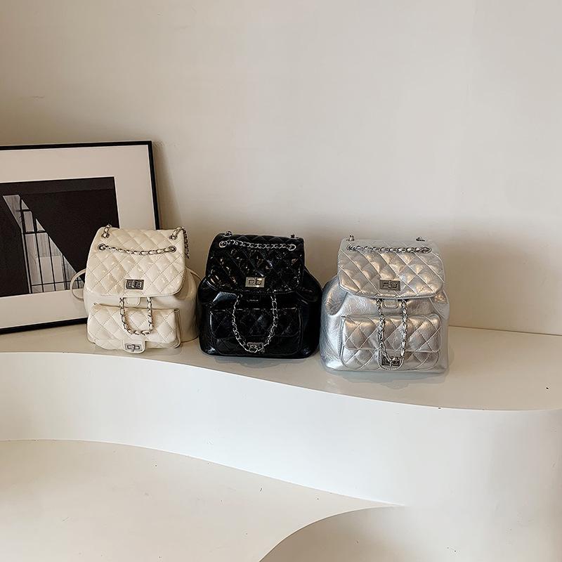 Autumn new fashion embroidered thread chain multi-purpose backpack versatile single shoulder women's backpack