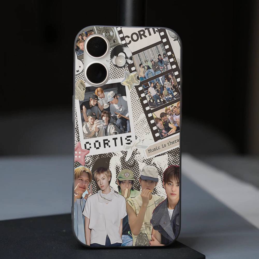 Kpop Music C-CORTIS Corrugated Stripe Phone Case For IPhone 17 16 15 14 13 12 11 Pro Max Plus Pro Shockproof Cover