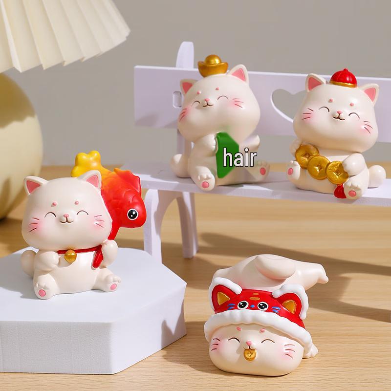 Yuyi Angel Cute Lucky Cat Desk Ornament