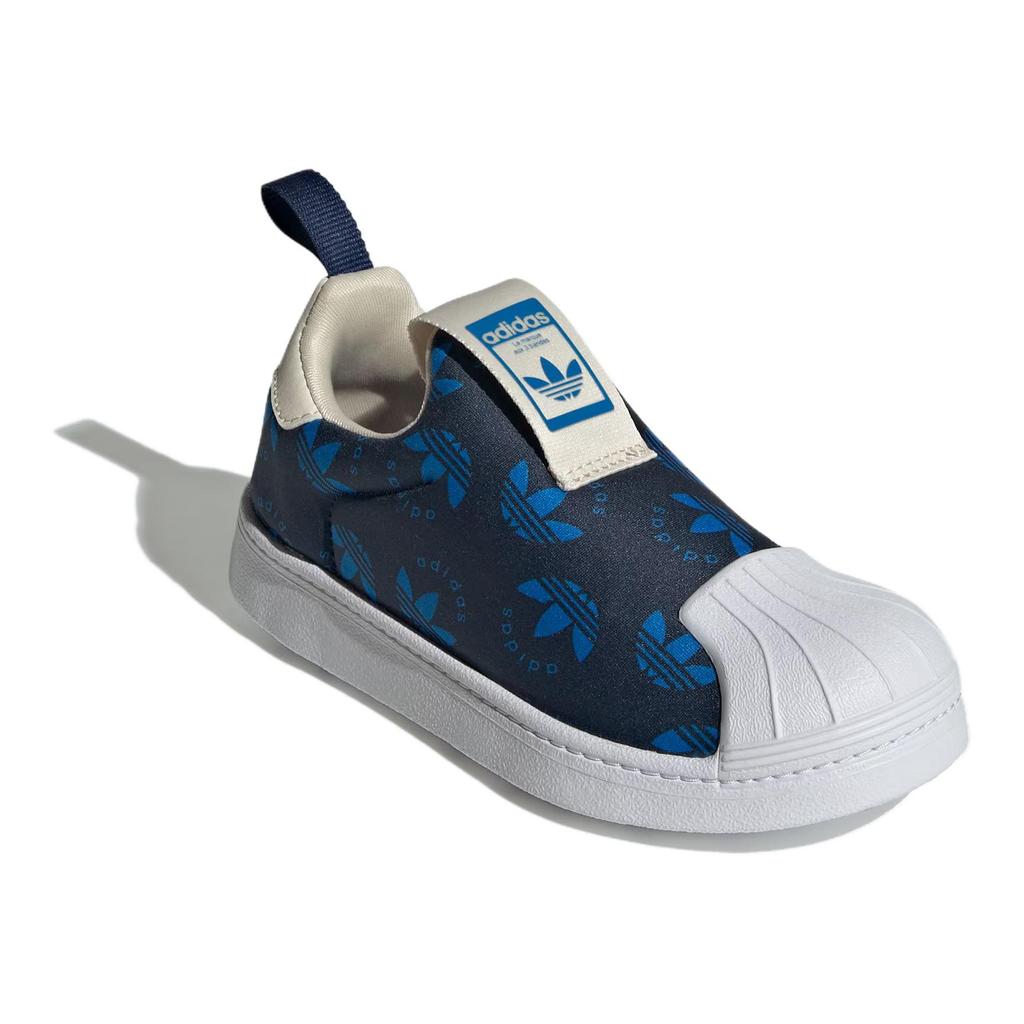 Adidas Originals Superstar 360 Weiche Bequeme Low-Top Freizeitschuhe Kinder Sneaker Blau IG7040