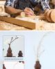 Wooden Walnut Aroma Diffuser: Essential Oil Vase for Home & Bedroom
