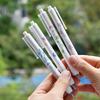 Black Gel Pen Full Needle Tube Pressing Pen Journaling Pen Writing Pen  Daily Use