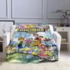 Coperta stampata cartone animato Digimon Coperta in flanella Coperta calda coperta da picnic Coperta da casa da viaggio fodere per letto Regalo di compleanno