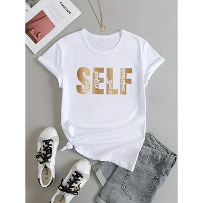 European Size Trendy Breathable Short-Sleeve for Casual Sports.