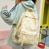 Schoolbag1011 New Schoolbag Female Japanese Ins Wind Small Fresh Literary Versatile Cartoon Print Girl Student Backpack