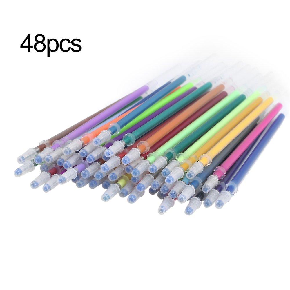 Plastic 60/72/100/84 Stück Gelschreiber Refill farbig Kugelschreiberminen Plastic 60/72/100/84 Stück Gelschreiber Refill farbig Kugelschreiberminen