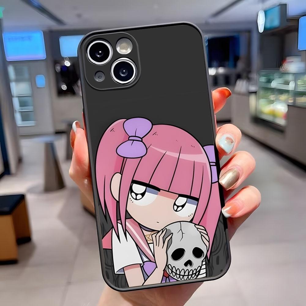 M-Menhera Chan Comic Phone Case Matte Translucent For IPhone 15 Pro 16 Pro Max 13 11 12 14 Xs X Xr 7 8 Plus Se Back Cover