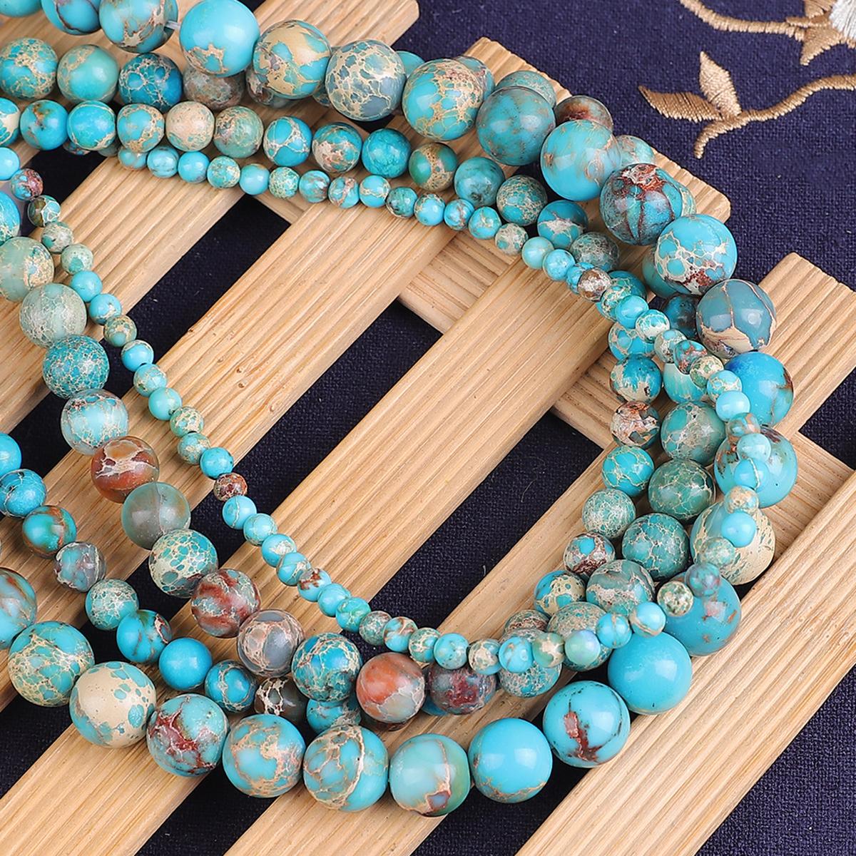 

Натуральные бусины из императорского камня яшмы для изготовления ювелирных изделий, браслет, ожерелье «сделай сам», 4 мм, 6 мм, 8 мм, 10 мм 4mm 85pcs