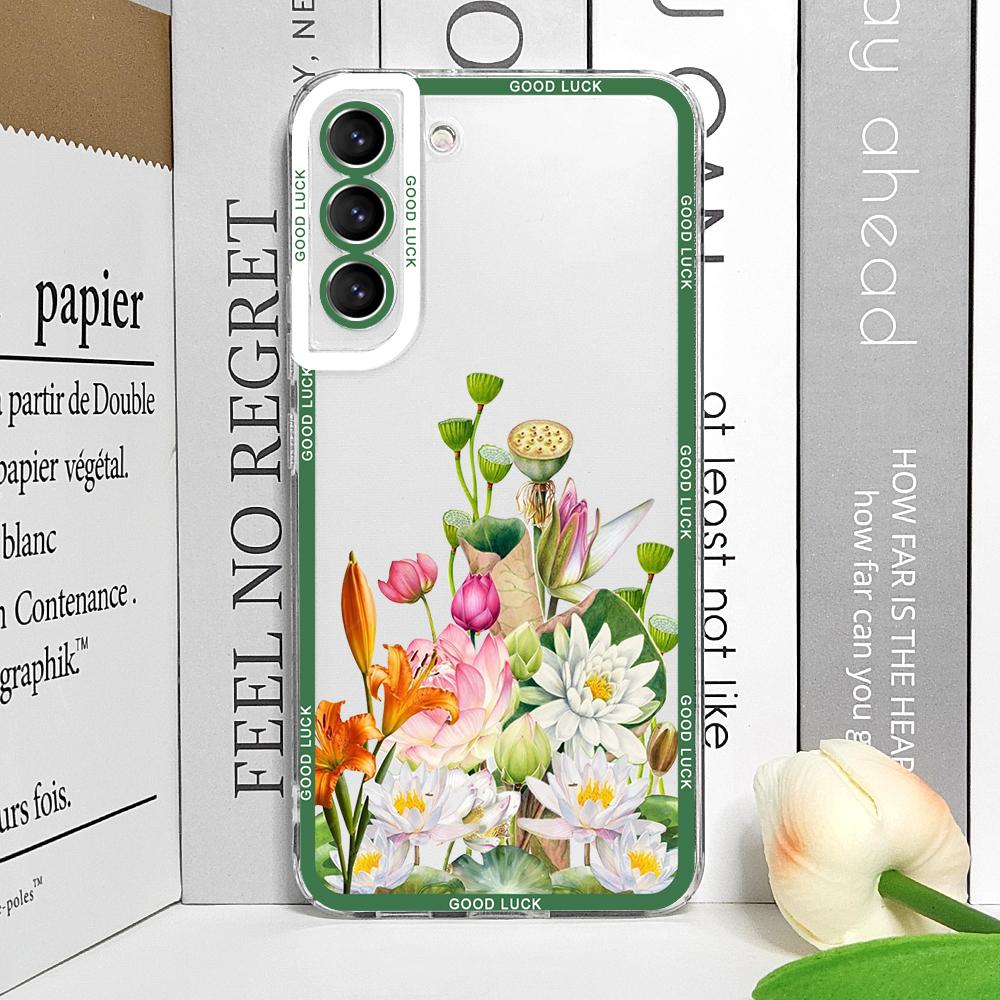 Luxury Fresh Flowers Birds Printed Phone Case for Realme 12 10 11 9 Pro Plus 8i 9 PRO C75 C64 C31 C53 5G Art Floral Soft Covers
