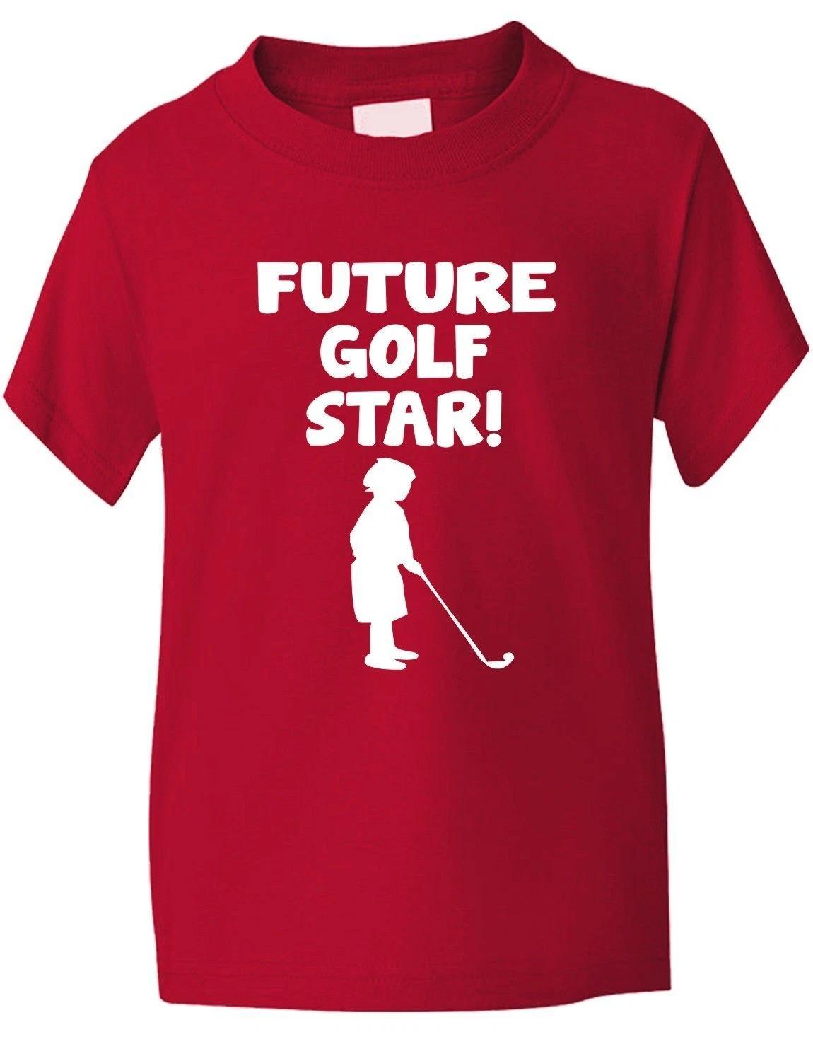 

Future Golf Star Sport School Funny Boys Girls T-Shirt Birthday Gift Age 1-13 S
