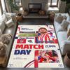 Atletico Madrid Customize Text Floor Rug Office Rug Suitable for Study room Kitchen Game Room Foyer Anti-slip Rug Office home decor Gift for Festivals
