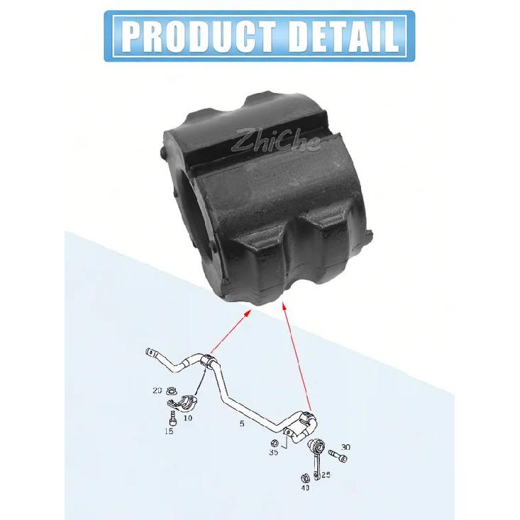 2203232565 A2203232565 2X Front Stabilizer Sway Bar Bushing-Rubber For Mercedes Benz W220 S280 S350 S500 S600 S-Class M112 M113