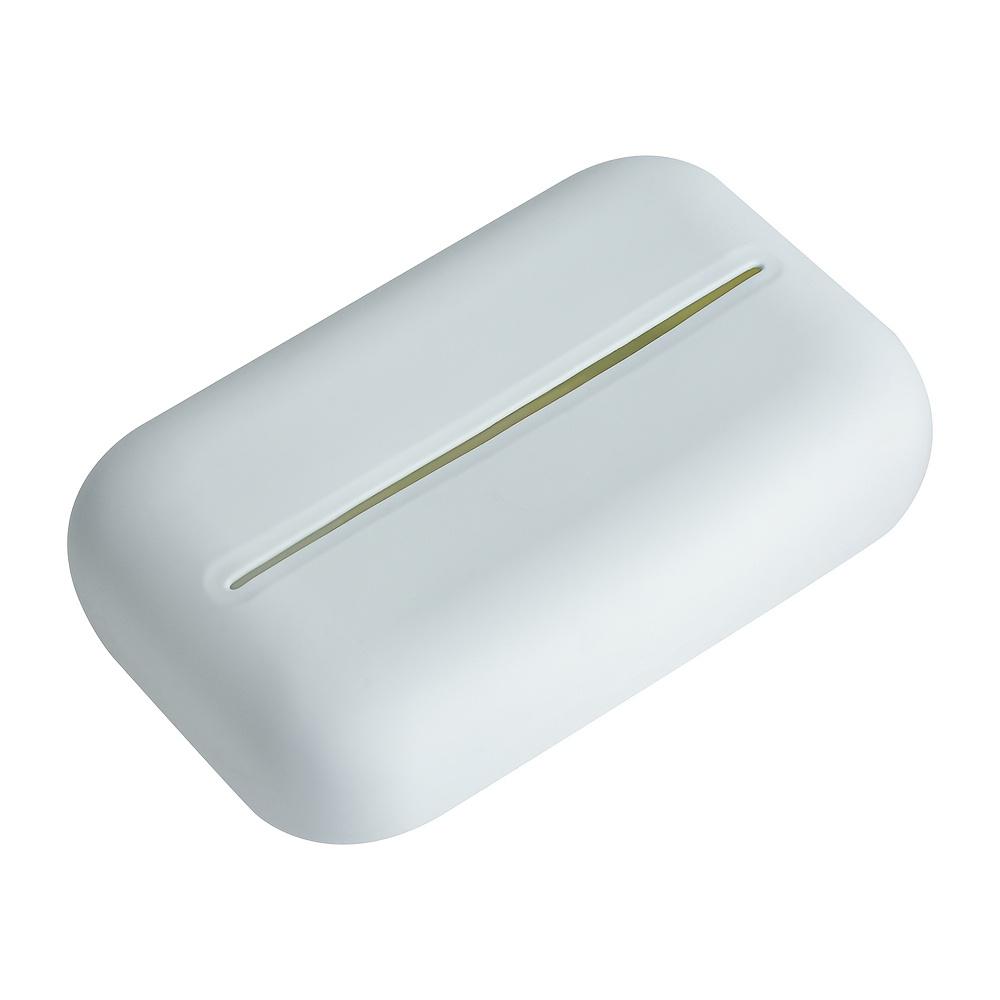 

Silicone Tissue Box Holder, Non Slip Durable Pull Out Dispenser for Vanity, Bathroom, Bedroom, Living Room, Car, Modern Minimalist Morandi Color мятный зеленый