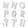 Hot High Quality Classic Style Silver Letter A-Z Metal Brooch Women Men's Lapel Pin Women's Hat Scarf Backpack Badge Jewellery