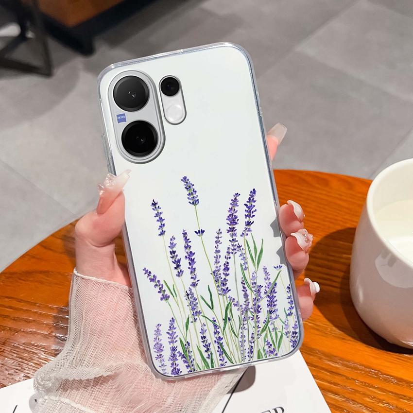 Casing For Vivo V60 V40 Lite V30e Y38 Y39 Y78 X200 Ulta X200s Case Cute Rabbit Panda Dog Back Covers TPU Silicone Soft Clear Phone Bags For Vivo Shell