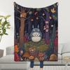 Classic Cartoon T-Totoro-S Cute Blanket Soft Warm Furry Throw Super Kids Toys Bed Sofa Car Cradle
