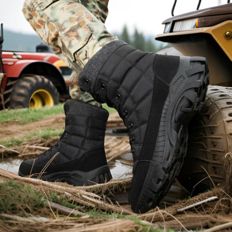 

Men s Mid-Cut Anti-Slip Combat Boots 47