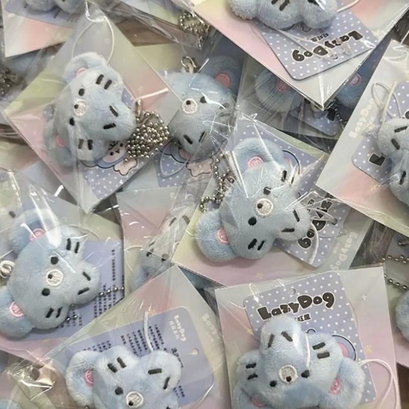 1 Piece Stuffed Mouse Plush Doll Keyring Bag Pendant Animal Children Toys Key Chain Kawaii Dolls Kids Christmas Gifts