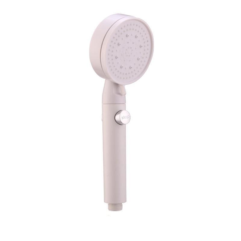 Black Shower Head High Pressure Shower 5 Mode Adjustable Water Saving Shower One-key Stop Water Eco Shower Bathroom Accessories