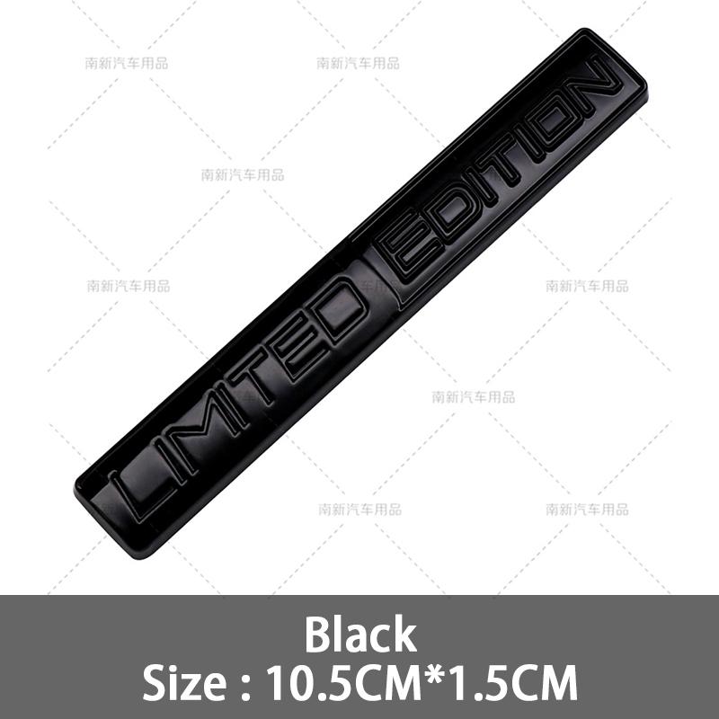 Metal Limited Car Front Grill Emblem Stickers Rear Trunk Badge Decal For Jeep Wrangler Grand Cherokee Dodge SRT Challenger