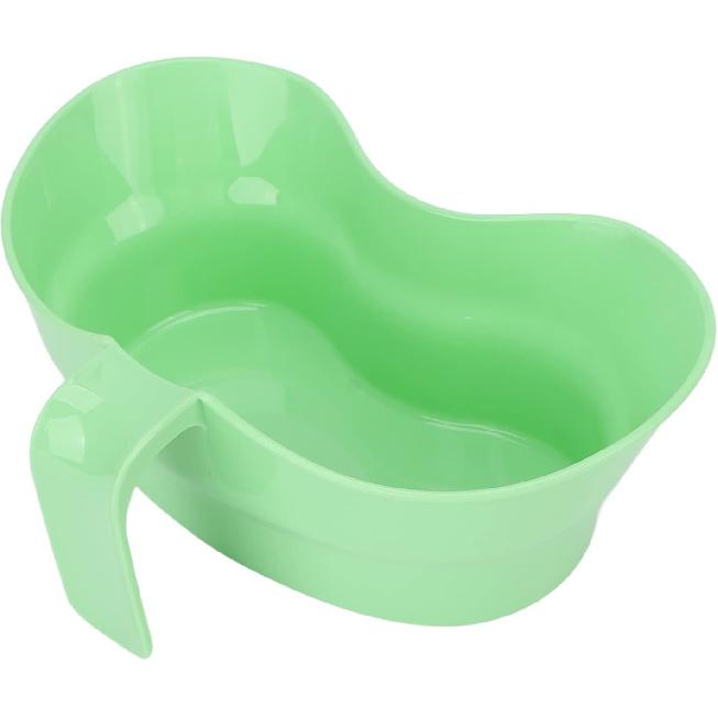 Vomit Basin Cup with Hanging Handle Design, Kidney Trays, Oral Care Brush Teeth Plastic Emesis Basins for Elderly Bedridden Patient, Bathroom