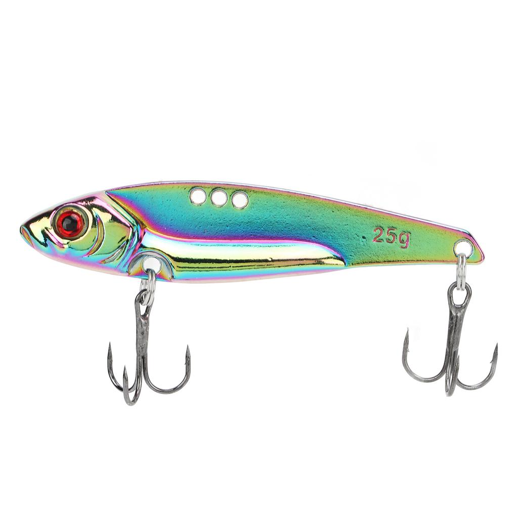 25g Blade Bait Fishing Lure Metal Vib Blade Lure Artificial Blade Swimbait Fishing Lures for Freshwater