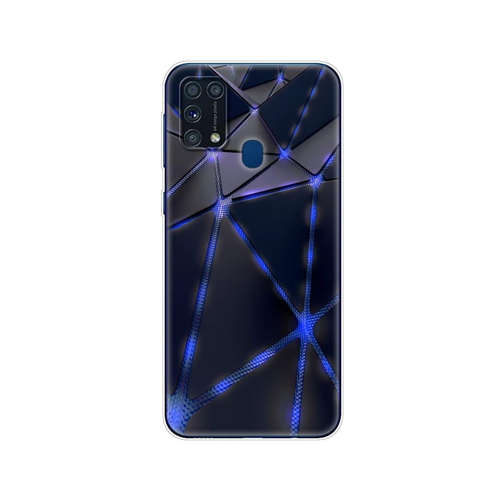 Pentru Samsung M31 Husa 6.4" Husa din silicon moale Tpu pentru Samsung Galaxy M31 M 31 SM-M315FZBVSER m315 Funda pentru bara din spate a telefonului