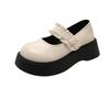 Yagley Japanese lace Mary Jane spring new versatile British style small leather shoes platform heightening loafers