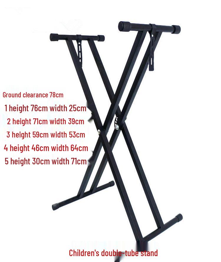 X-Shaped Stand: Sand Painting, DJ Box, & Double-Tube Keyboard Display