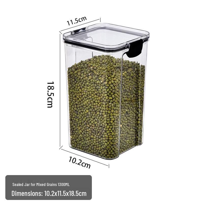 ZISIZ Kitchen Refrigerator Sealed Storage Jar